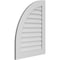 Ekena Millwork Quarter Round Top Left Surface Mount PVC Gable Vent w/ 3-1/2"W x 1"P Standard Frame, 26"W x 34"H GVPQL26X3401SN - alternate 5